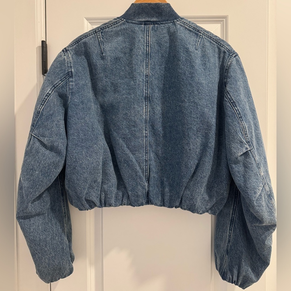 rag & bone Cropped Denim Jacket - Picture 5 of 5